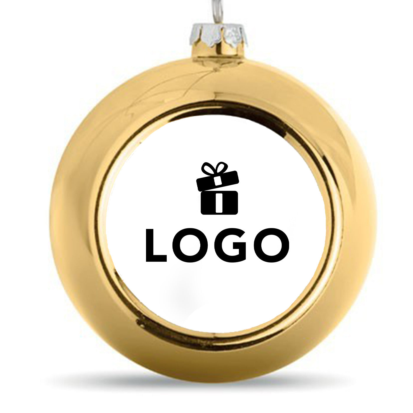 Kerstbal met logo bedrukken