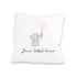 Birth pillow with name