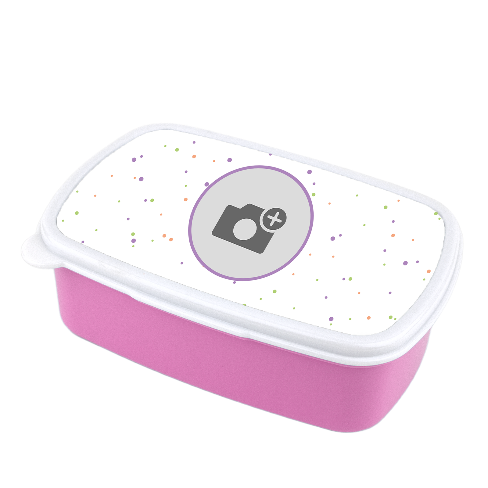 Lunchbox with Name and Photo - Pink
