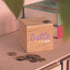 Money Box with Name - Wood