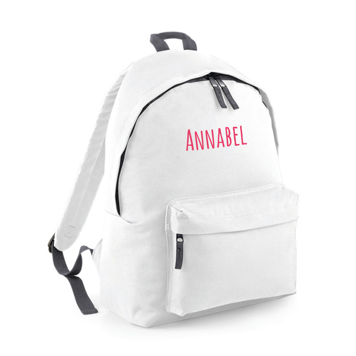 Personalised Backpack - White