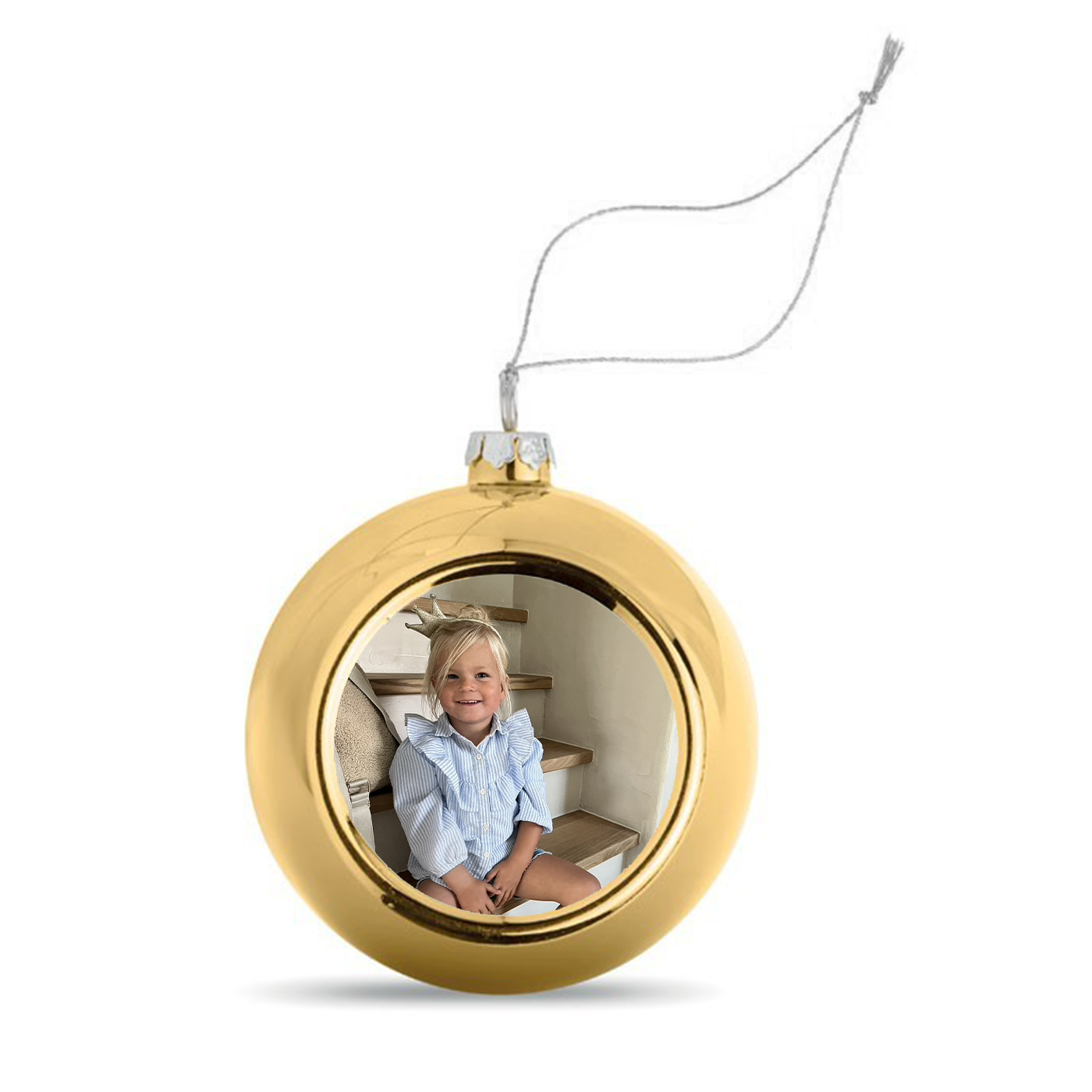 Christmas bauble with photo